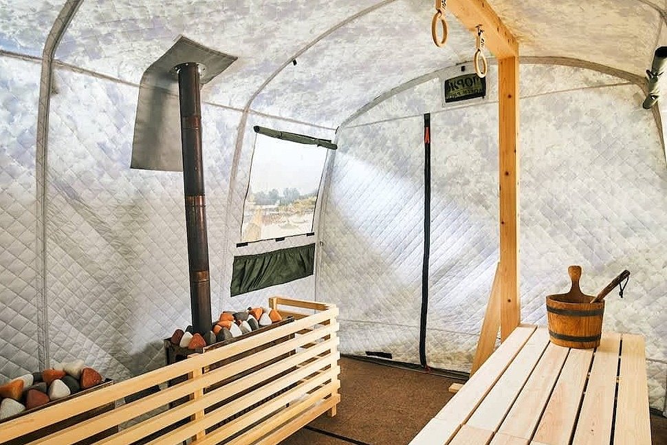 GLAMPING WITH PORTABLE SAUNA